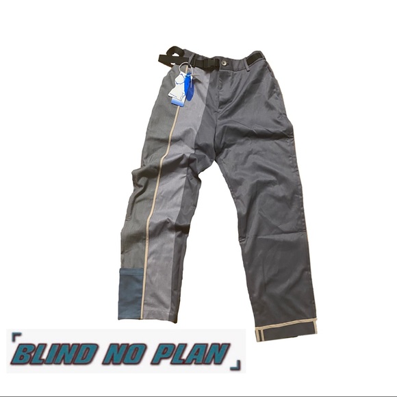 BLIND NO PLAN stitched straight trousers - Picture 4 of 16